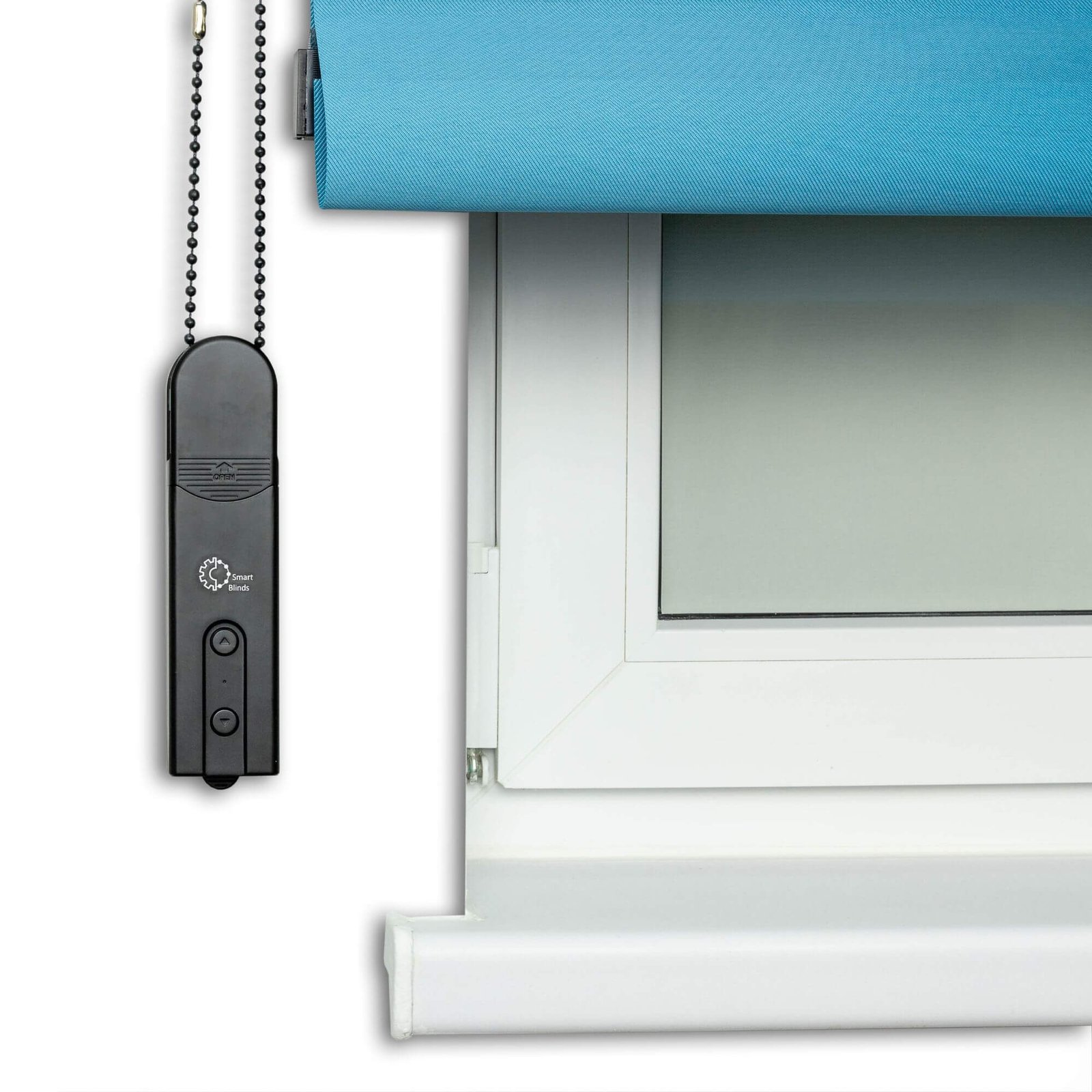 smart blinds juodas variklis mechanizmas ant lango kaina akcija